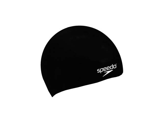 Шапочка для плавания Speedo Plain Moulded Silicone Junior Cap 8-709900001 Black (5014991588350)