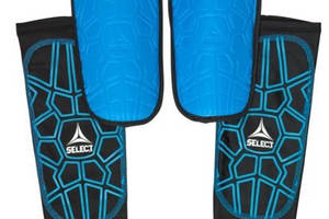 Щитки футбольные Select SHIN GUARD SUPER SAFE v23 синий, черный Уни S (рост до 152см) 647810-019S