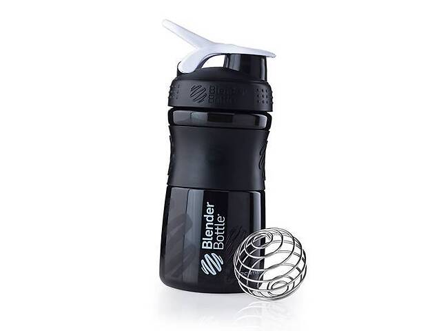 Шейкер SportMixer Blender Bottle 590мл Черно-белый (09234003)