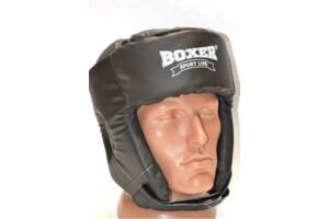 Шолом боксерський шкірвініл Boxer Sport Line M Чорний (hub_ljPR34743)