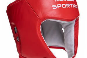 Шлем боксерский открытый ФБУ ОК1 SP-4706 Sportko M Красный (37451036)