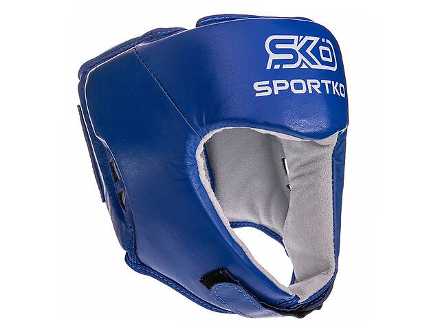 Шлем боксерский открытый ФБУ ОК1 SP-4706 Sportko M Синий (37451036)