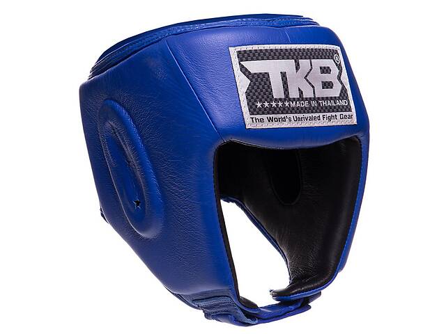 Шлем боксерский открытый кожаный Super TKHGSC Top King Boxing L Синий (37551048)
