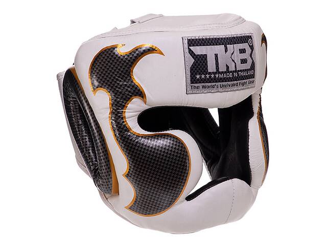Шлем боксерский с полной защитой Empower TKHGEM-01 Top King Boxing S Бело-серебряный (37551050)