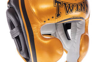 Шлем боксерский с полной защитой FHGL-3-TW Twins M Золото-черный (37426104)