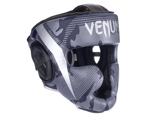 Шлем боксерский с полной защитой VNM BO-2530 FDSO S Черно-серый (37508114)