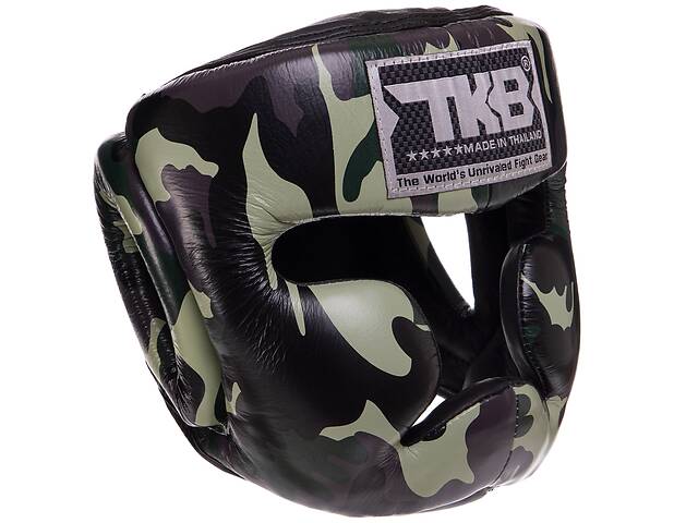 Шлем боксерский TOP KING Empower Camouflage TKHGEM-03 M Камуфляж зеленый