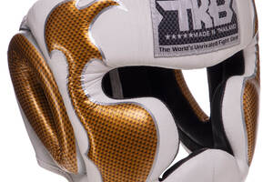 Шлем боксерский TOP KING Empower TKHGEM-01 S Белый-золотой