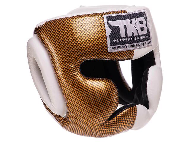 Шлем боксерский TOP KING Empower TKHGEM-02 M Белый-золотой