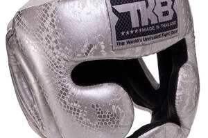 Шлем боксерский TOP KING Super Snake TKHGSS-02 М Белый-серебряный