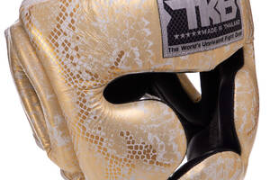 Шлем боксерский TOP KING Super Snake TKHGSS-02 S Белый-золотой