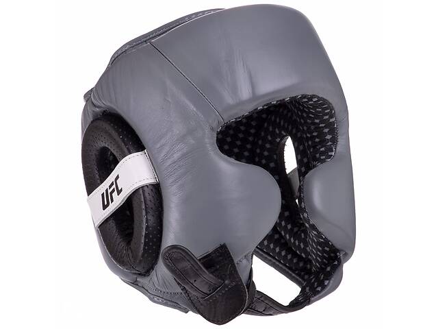Шлем боксерский UFC PRO Training UHK-69959 M Серебряный-черный