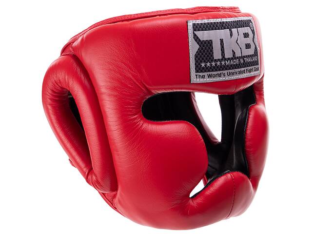 Шлем боксерский в мексиканском стиле кожаный TOP KING Extra Coverage TKHGEC-LV S Красный