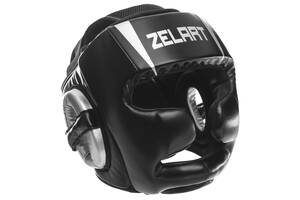 Шлем боксерский ZELART BO-1328 XL Черный-серебряный