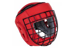 Шлем для единоборств VL-3150 Zelart L Красный (37363160)
