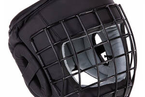 Шлем для единоборств VL-3150 Zelart M Черный (37363160)