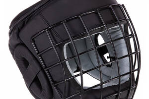 Шлем для единоборств VL-3150 Zelart S Черный (37363160)