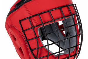 Шлем для единоборств VL-3150 Zelart S Красный (37363160)