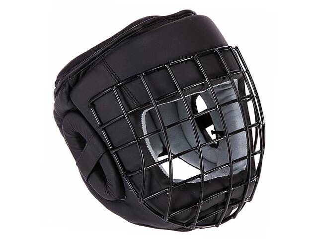 Шлем для единоборств VL-3150 Zelart XL Черный (37363160)