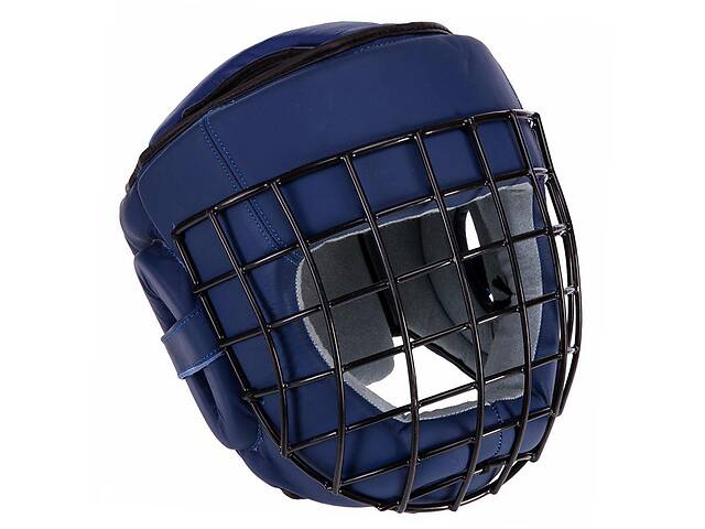Шлем для единоборств VL-3150 Zelart XL Синий (37363160)