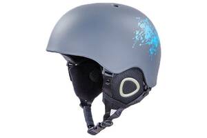 Шлем горнолыжный MS-6289 FDSO M Серо-голубой (60508030)