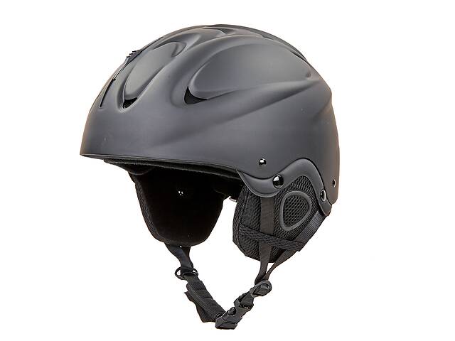 Шлем горнолыжный с механизмом регулировки MOON MS-6288 ABS p-p L 58-61 матовый Черный