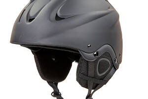 Шлем горнолыжный с механизмом регулировки MOON MS-6288 р-р 55-58 Черный (AN0289)