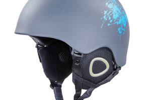 Шлем горнолыжный с механизмом регулировки MOON MS-6289 PC p-p M 55-58 Серый-голубой