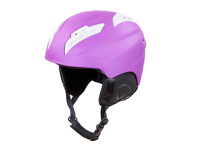 Шлем горнолыжный с механизмом регулировки MOON MS-96 PC p-p M 55-58 Фиолетовый-белый