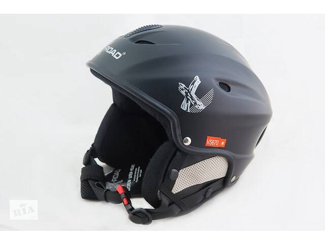 Шлем горнолыжный X-Road VS 670 M Чорный Матовый (XROAD-VS670MATBLM)