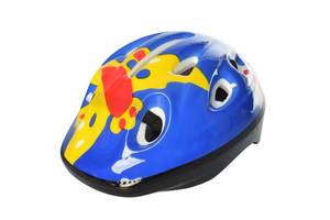 Детский шлем MS 1955 для катания на велосипеде (Сине-желтый)