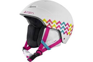 Шлем подростковый горнолыжный Cairn Andromed Jr mat white-lolipop 51-53 (5387)