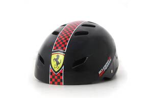 Шлем регулируемый для роликов, скейтов FERRARI FAH50 разм.L Черный