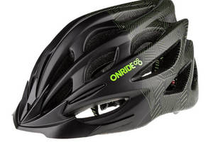 Шлем велосипедный Onride Mount L 58-61 см Black/Green
