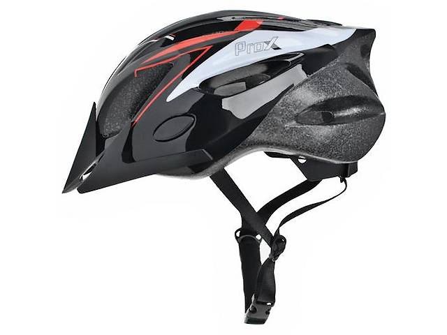 Шлем велосипедный ProX Thunder Черный/Красный (A-KO-0132)