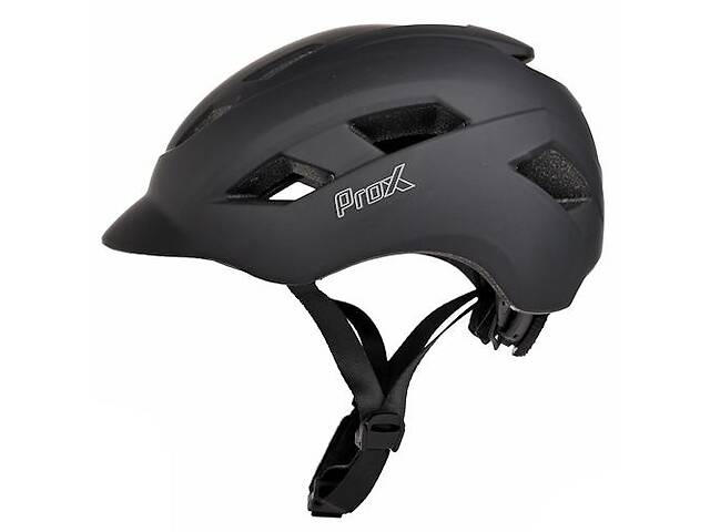 Шлем велосипедный ProX Town LED матовый Черный (A-KO-0218)