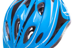 Шлем защитный с механизмом регулировки Zelart SK-5611 р-р L-54-56 голубой