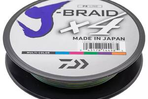 Шнур Daiwa J-Braid X4E 0.19мм 150м Multi Color (2142091 / 12745-019)