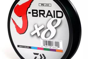 Шнур Daiwa J-Braid X8 0.18мм-150м Multi Color (699033/12755-018)