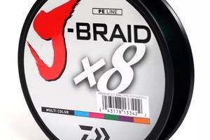 Шнур Daiwa J-Braid X8 0.51мм-300м Multi Color (699040/12755-151)