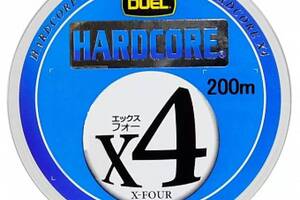 Шнур Duel Hardcore X4 200м 0.171мм 8.0кг 5Color #1.0 (714573 / H3247)