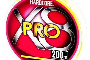 Шнур Duel Hardcore X8 PRO 200м 0.15мм 7.0кг #0.8 (2128541/H3883-Y)