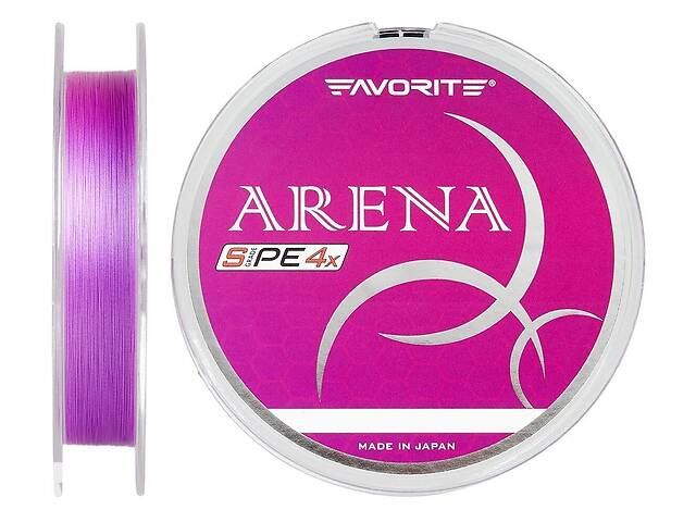 Шнур Favorite Arena PE 4x 150m #0.175/0.071mm 3.5lb/1.4kg Розовый (1013-1693.10.96)