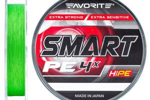 Шнур Favorite Smart PE 4x 150м #0.5/0.117мм 3.6кг Салатовый (1013-1693.10.38)