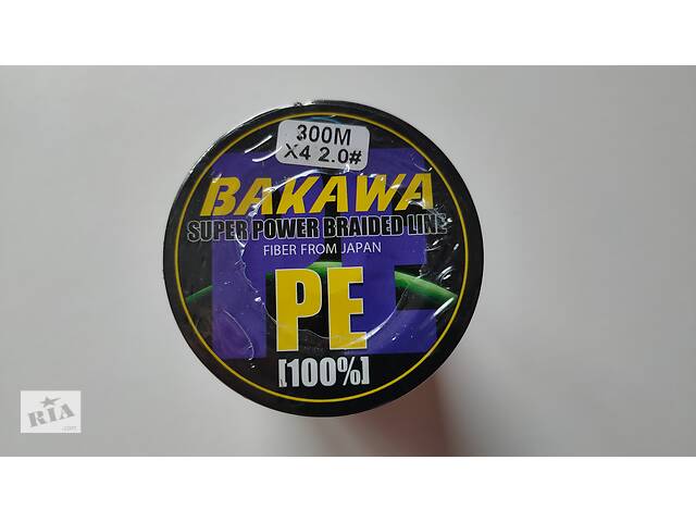 Шнур рибальський плетений на 12.7 кг 300 метрів