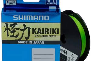 Шнур Shimano Kairiki 8 PE Mantis Green 150m 0.06mm 5.3kg (1013-2266.96.89)
