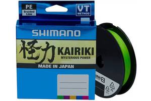 Шнур Shimano Kairiki 8 PE Mantis Green 150m 0.215mm 20.8kg (1013-2266.96.95)