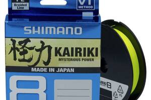 Шнур Shimano Kairiki 8 PE Yellow 150m 0.19mm 12.0kg (1013-2266.97.03)