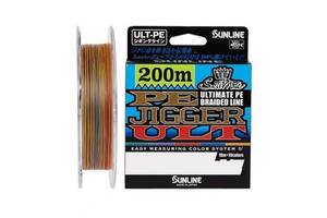 Шнур Sunline PE-Jigger ULT 200m multicolor #1.5/0.205mm 25lb/11.0kg (1013-1658.10.36)