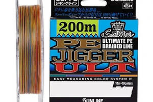 Шнур Sunline PE-Jigger ULT 200m multicolor #1.7/0.225mm 30lb/13.0kg (1013-1658.10.37)